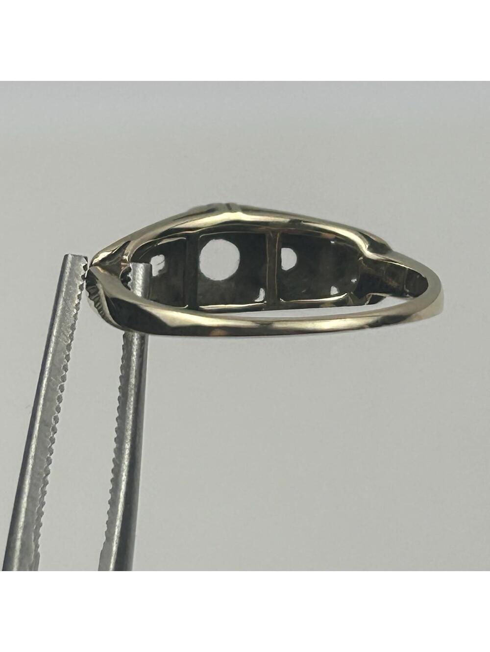 Granat Bros 14k Yellow Gold Engagement Ring Setting Mounting 1.84 Grams NO STONE - Picture 10 of 16